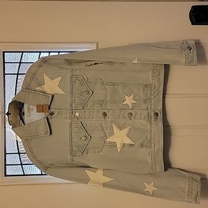 Leverett Denim Jacket,Large, Light Denim